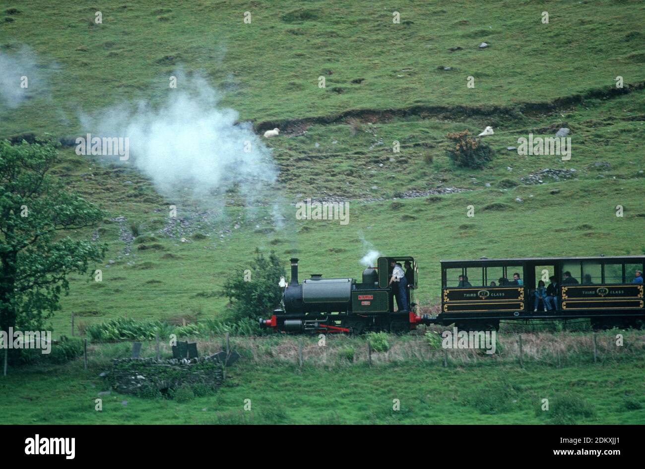 Heritage Talyllyn Railway. Talyllyn steam locomotive. Mid Wales. Great Britain Stock Photo