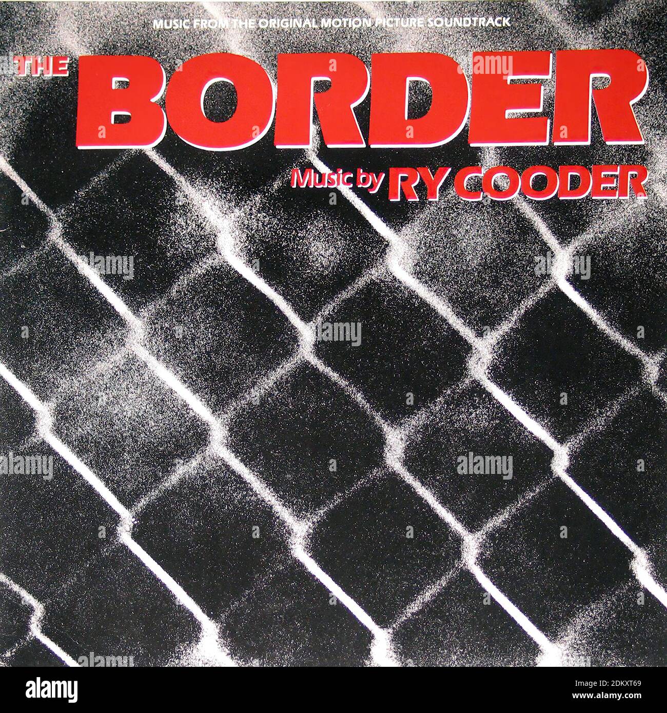 Ry Cooder The Border original Movie Soundtrack Palomita  - Vintage Vinyl Record Cover Stock Photo