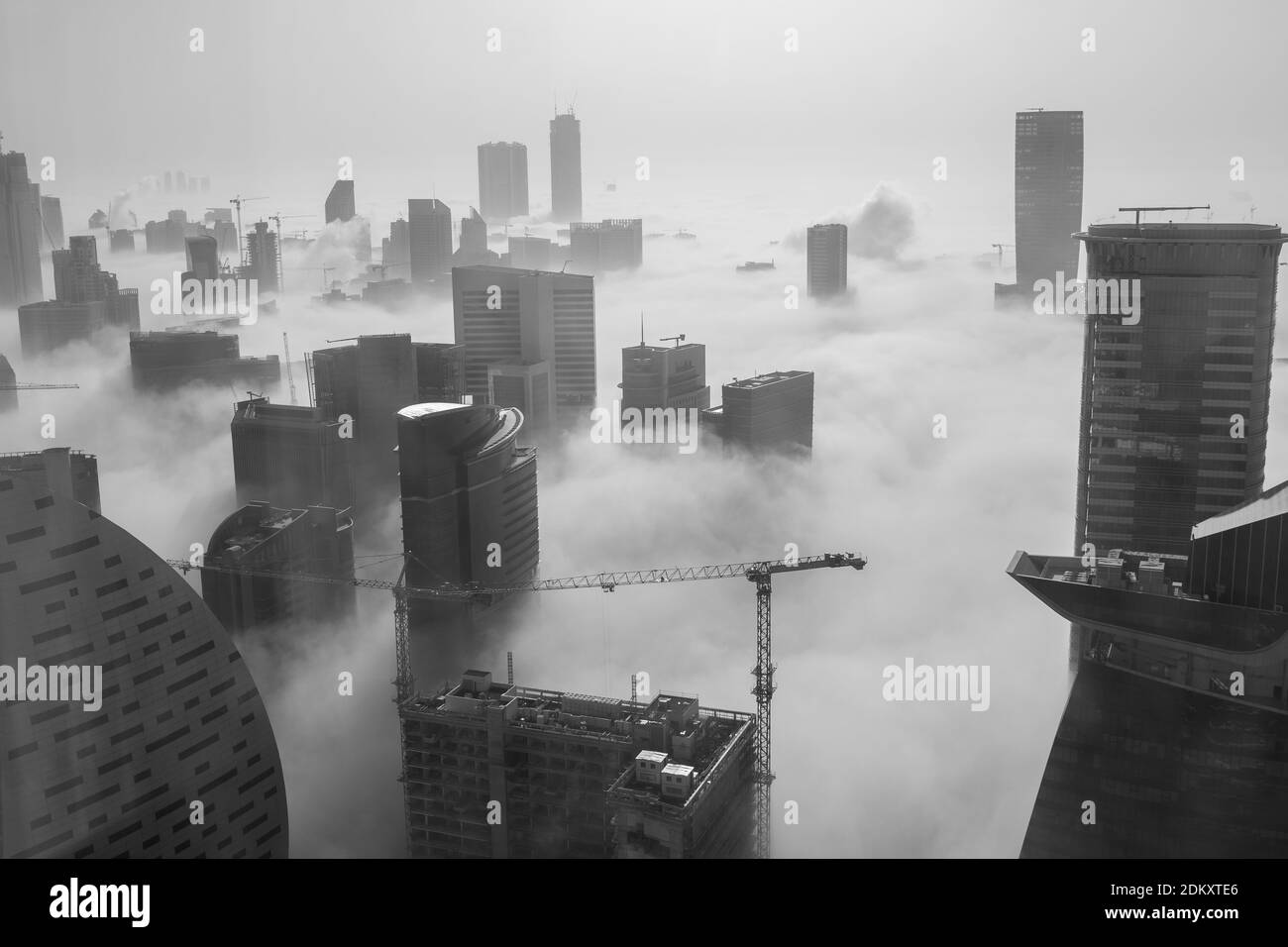City and air pollution Black and White Stock Photos & Images - Alamy