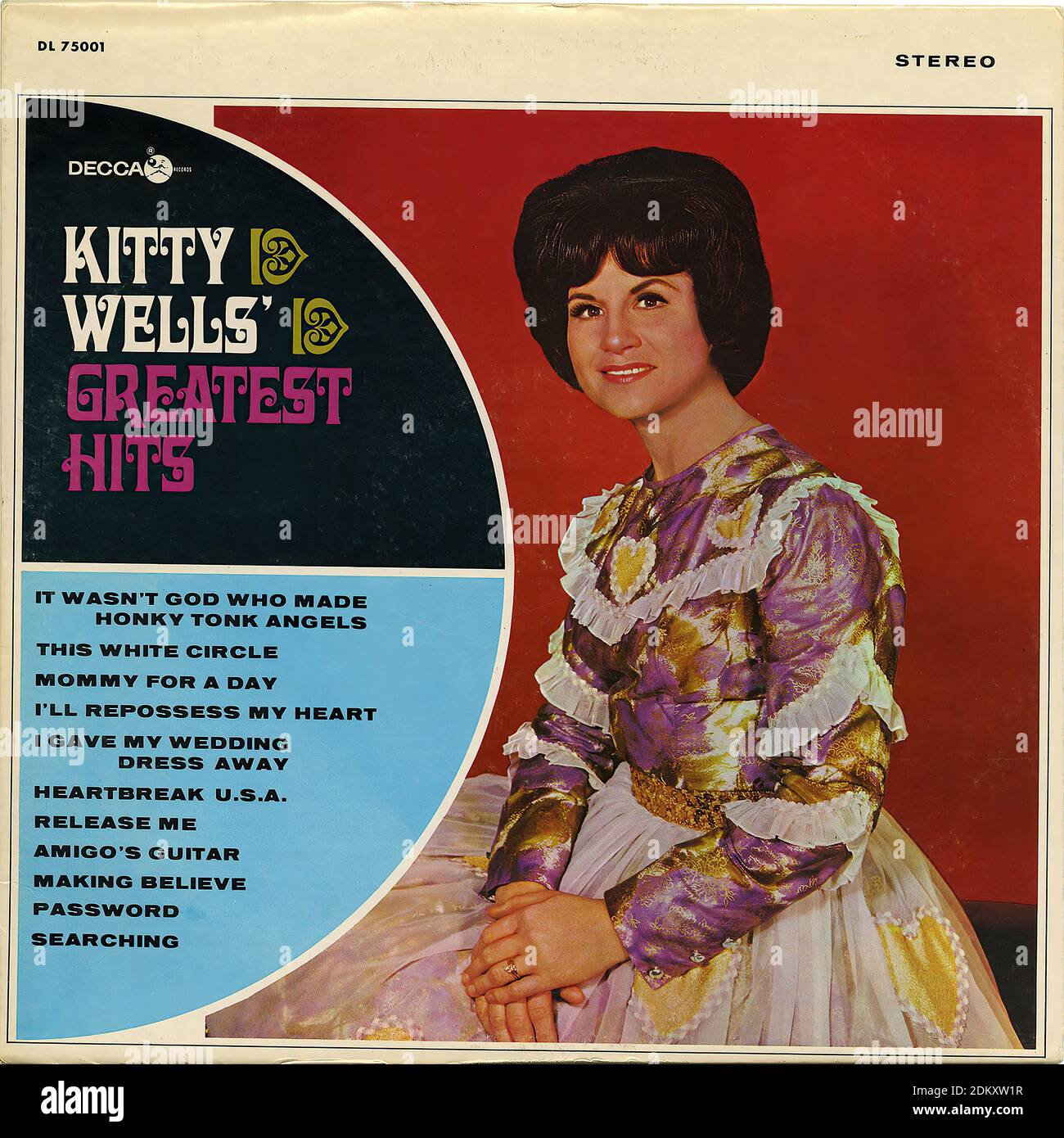 Kitty Wells' Greatest Hits Vintage Record Cover Stock Photo Alamy