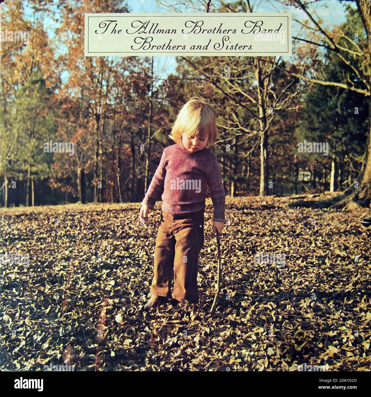 The Allman Brothers Band - Brothers & Sisters - Vintage vinyl album cover Stock Photo