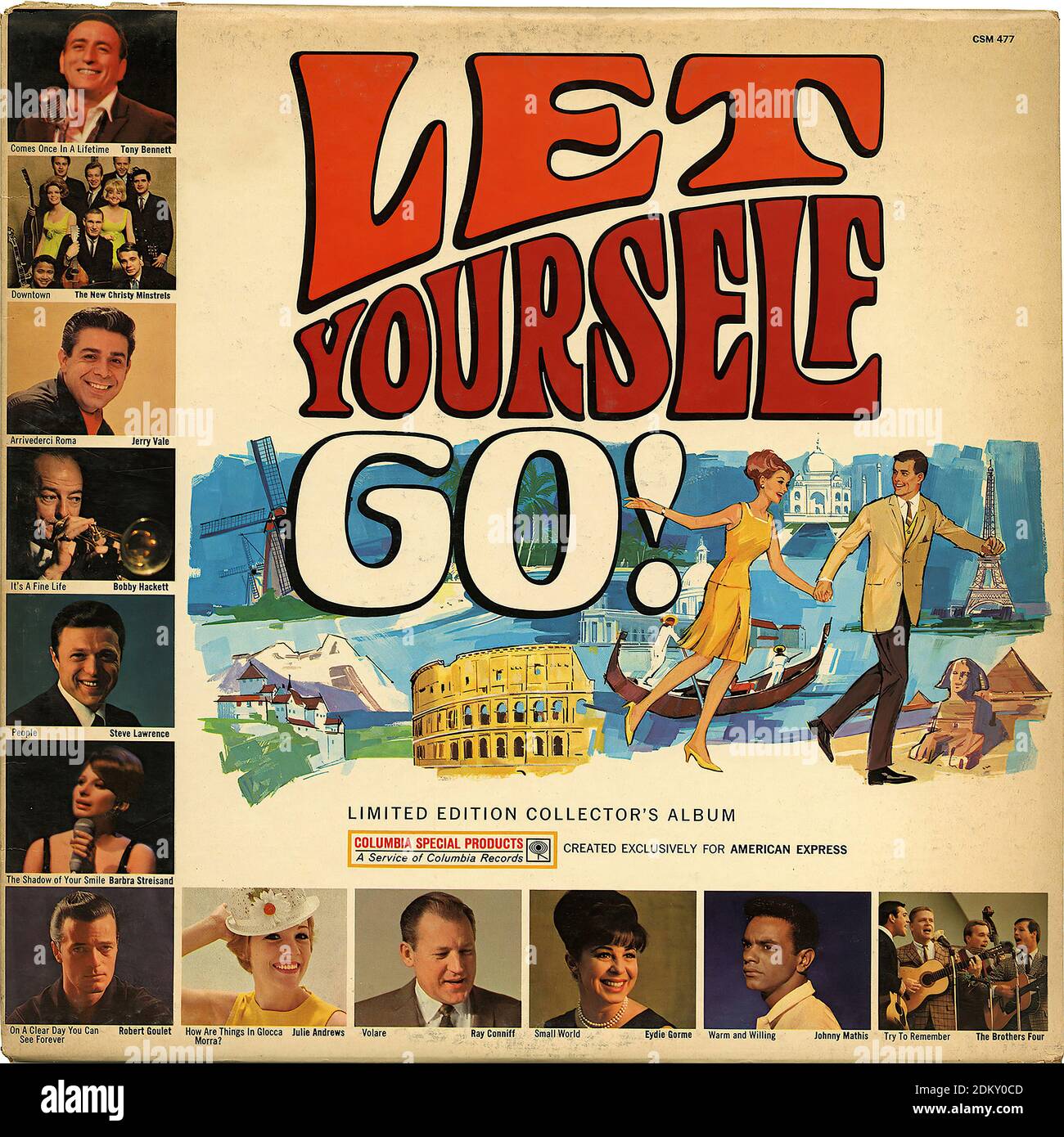 Let Yourself Go! - Vintage Record Cover Stock Photo - Alamy