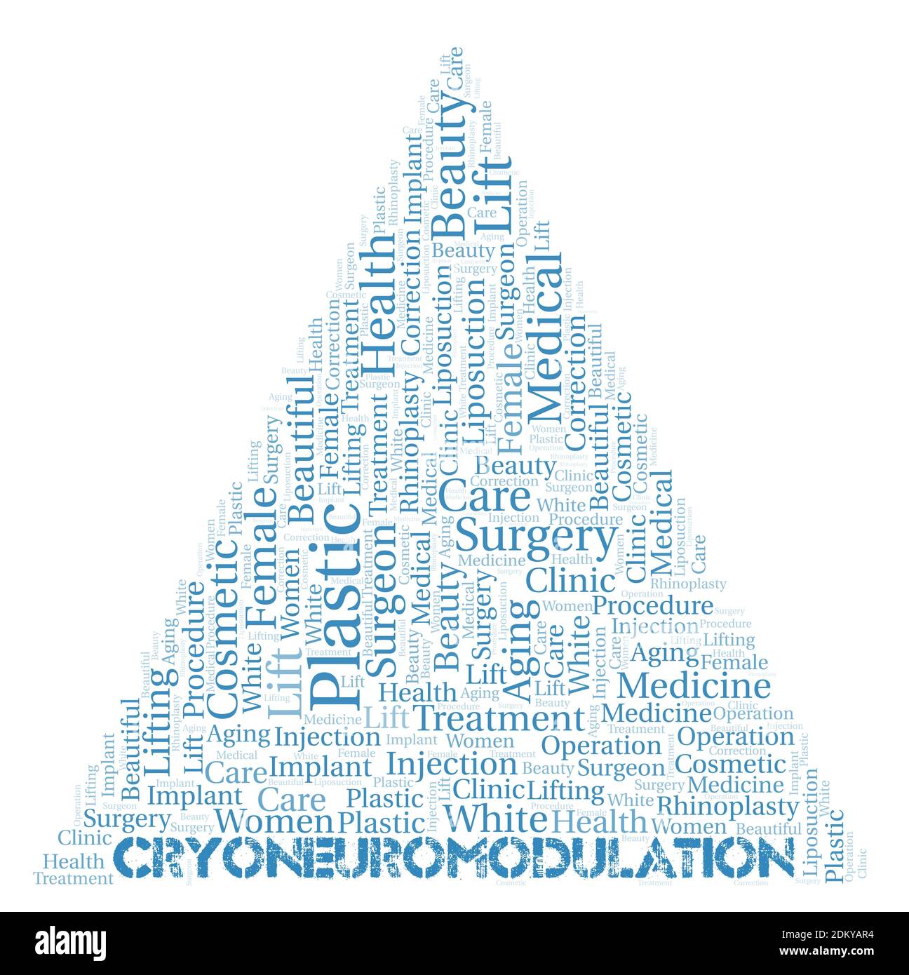 Modulation Typography Cryoneuromodulation typography word cloud create with text only. Type ...