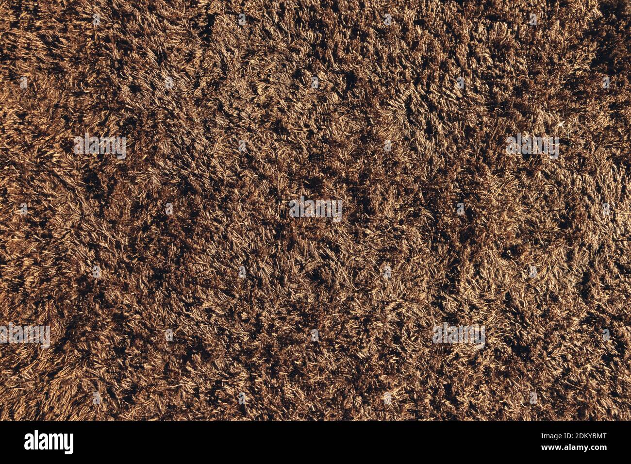 Brown abstract texture with glitter. Carpet texture. Top view. Stock Photo