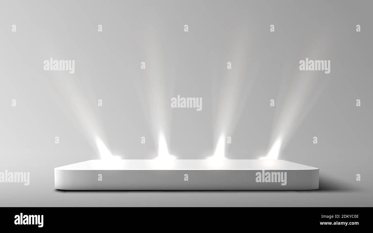 Stage white smoke spotlight hi-res stock photography and images - Alamy