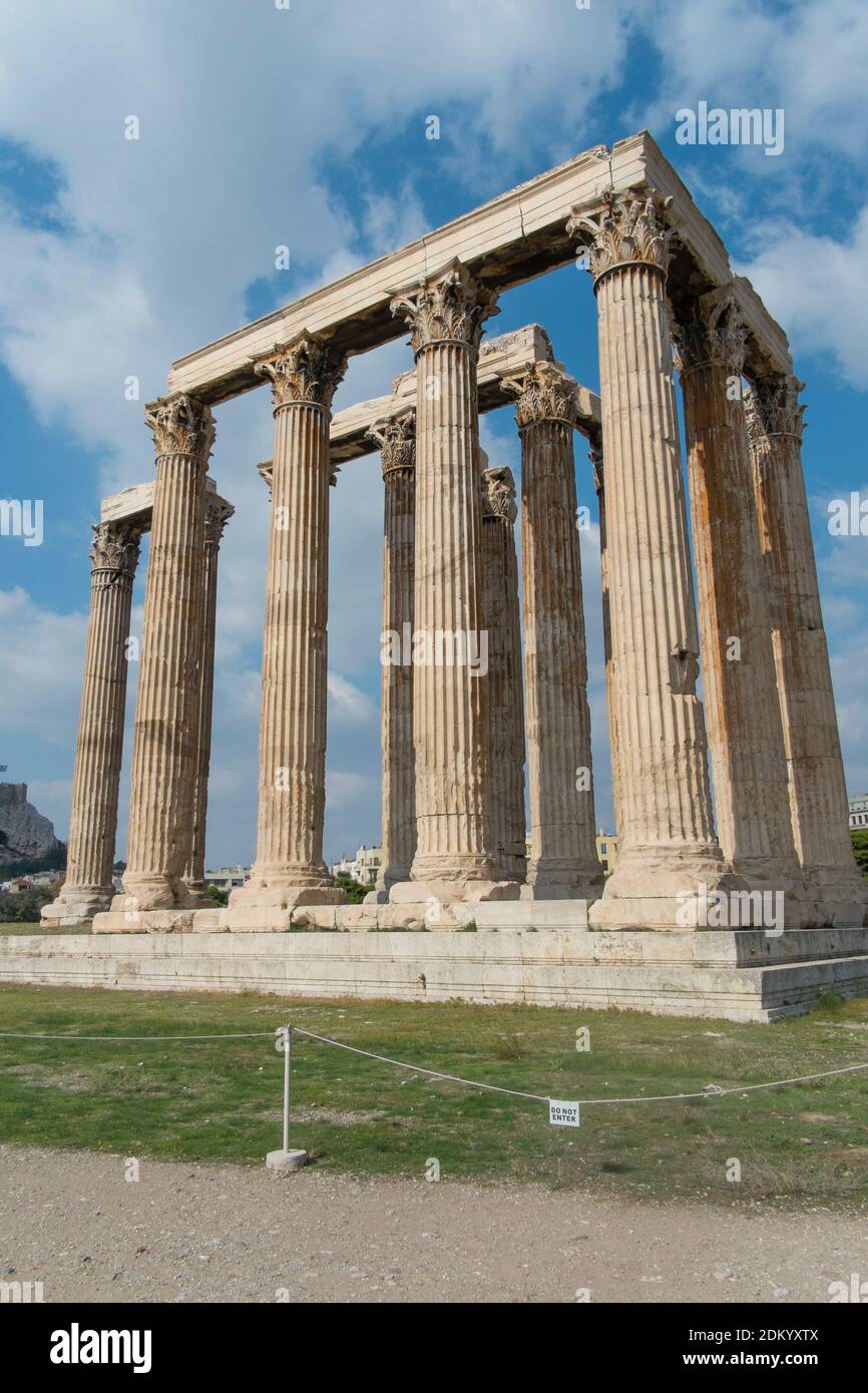 Greece: Athens Acropolis & Aegina Stock Photo