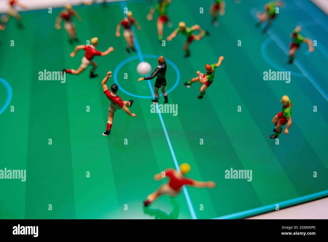 Toy Football Players Stock Photo Alamy