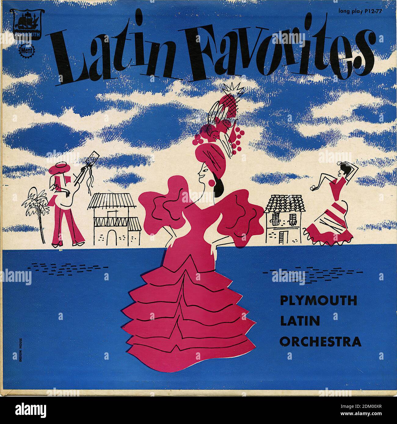 Latin Record Guide Latin Favorites - Vintage record cover 01 Stock Photo - Alamy