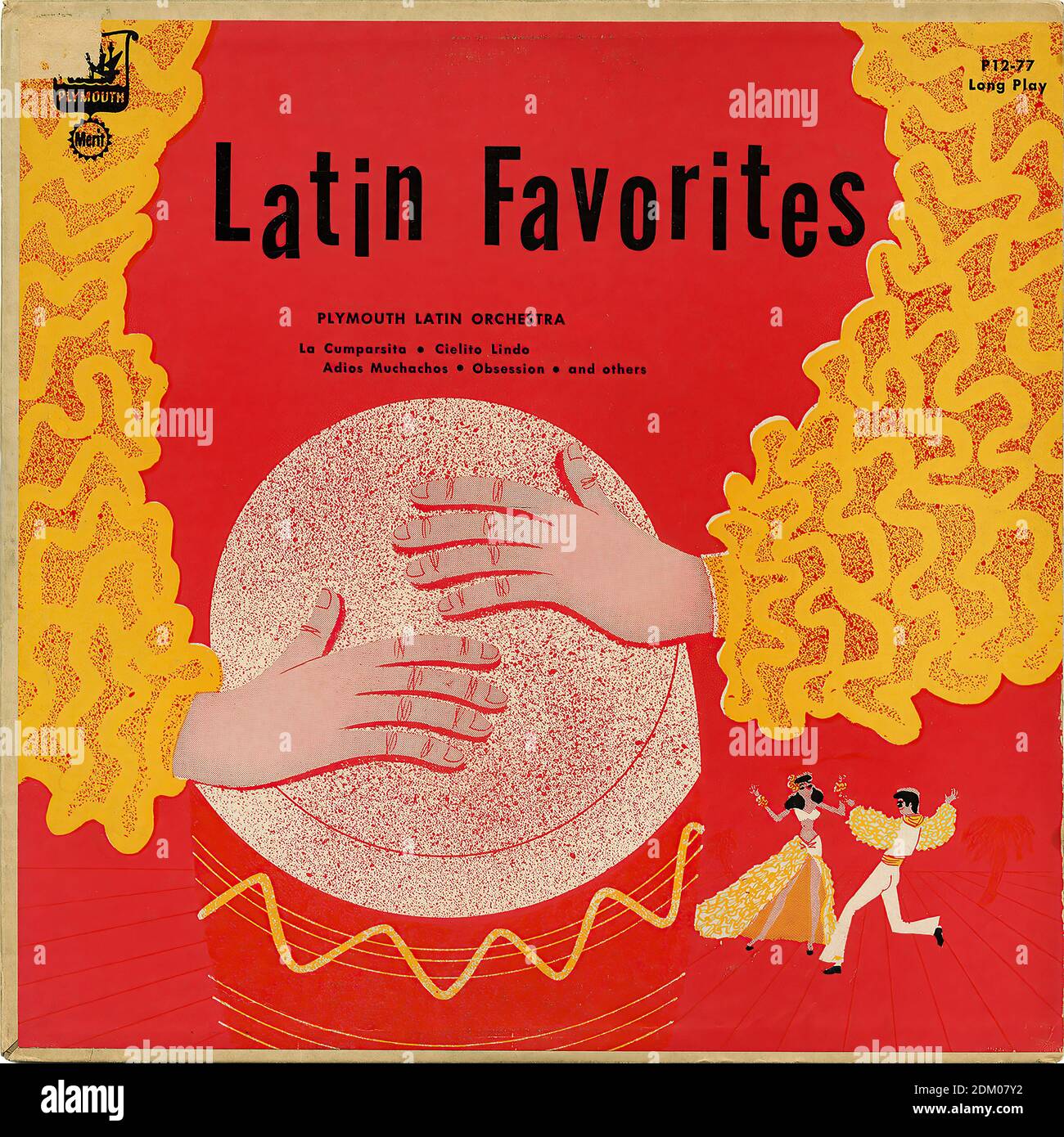 Latin Record Guide Latin Favorites - Vintage Record Cover 02 Stock Photo - Alamy