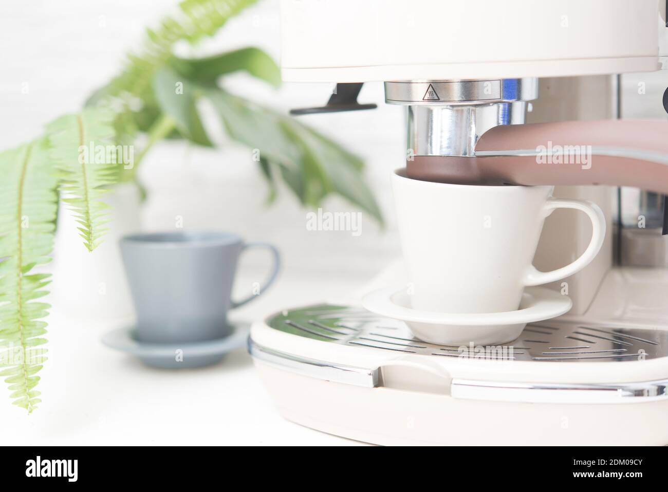 Coffee marker profesional for home Stock Photo