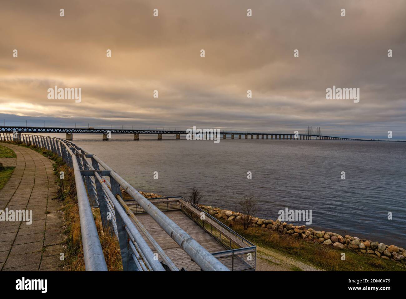 The Sound Bridge, the bridge and underwater tunnel connecting Malmo