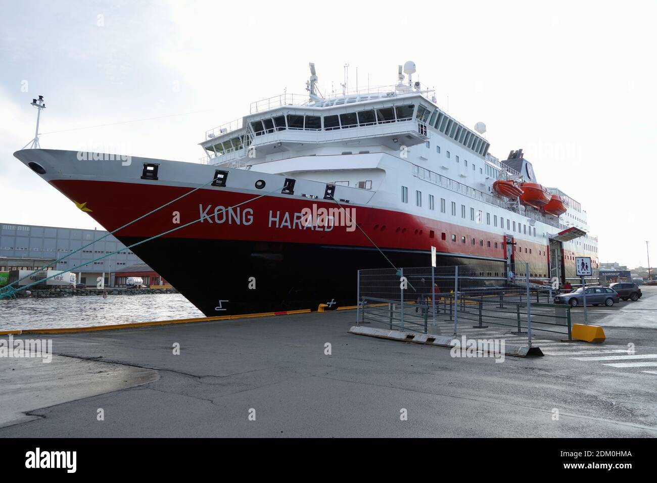 Norway November 2018 Tromso   On board the Kong Harald Cruise Ship which is part of the Hurtigruten fleet, on a voyage from Bergen to Kirkenes in Norw Stock Photo