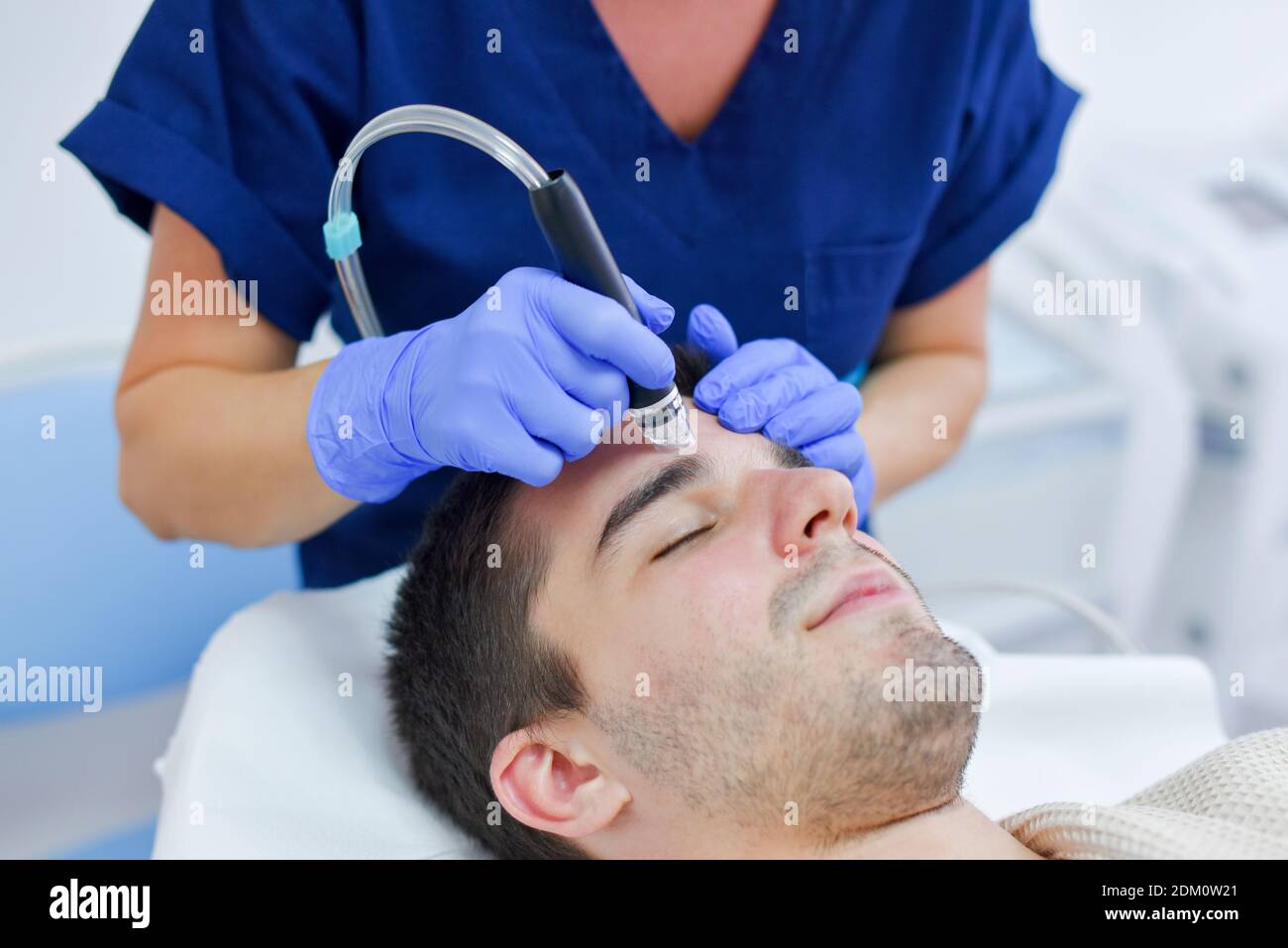 Dermatologist Skin Exam High Resolution Stock Photography and Images