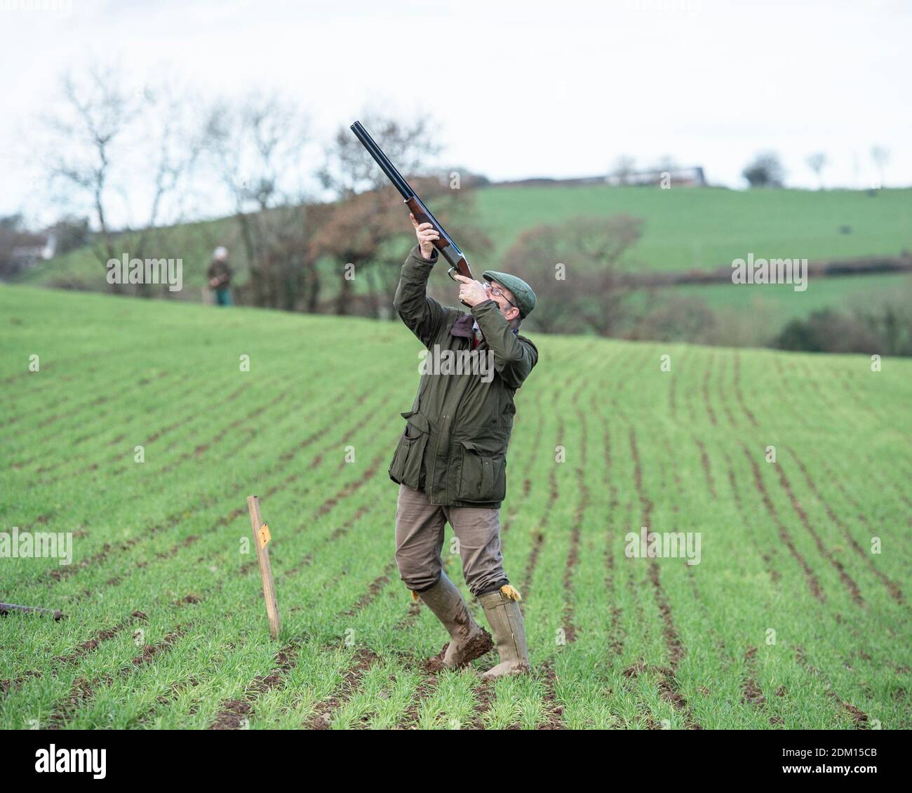 men shooting pheasants UK Stock Photo