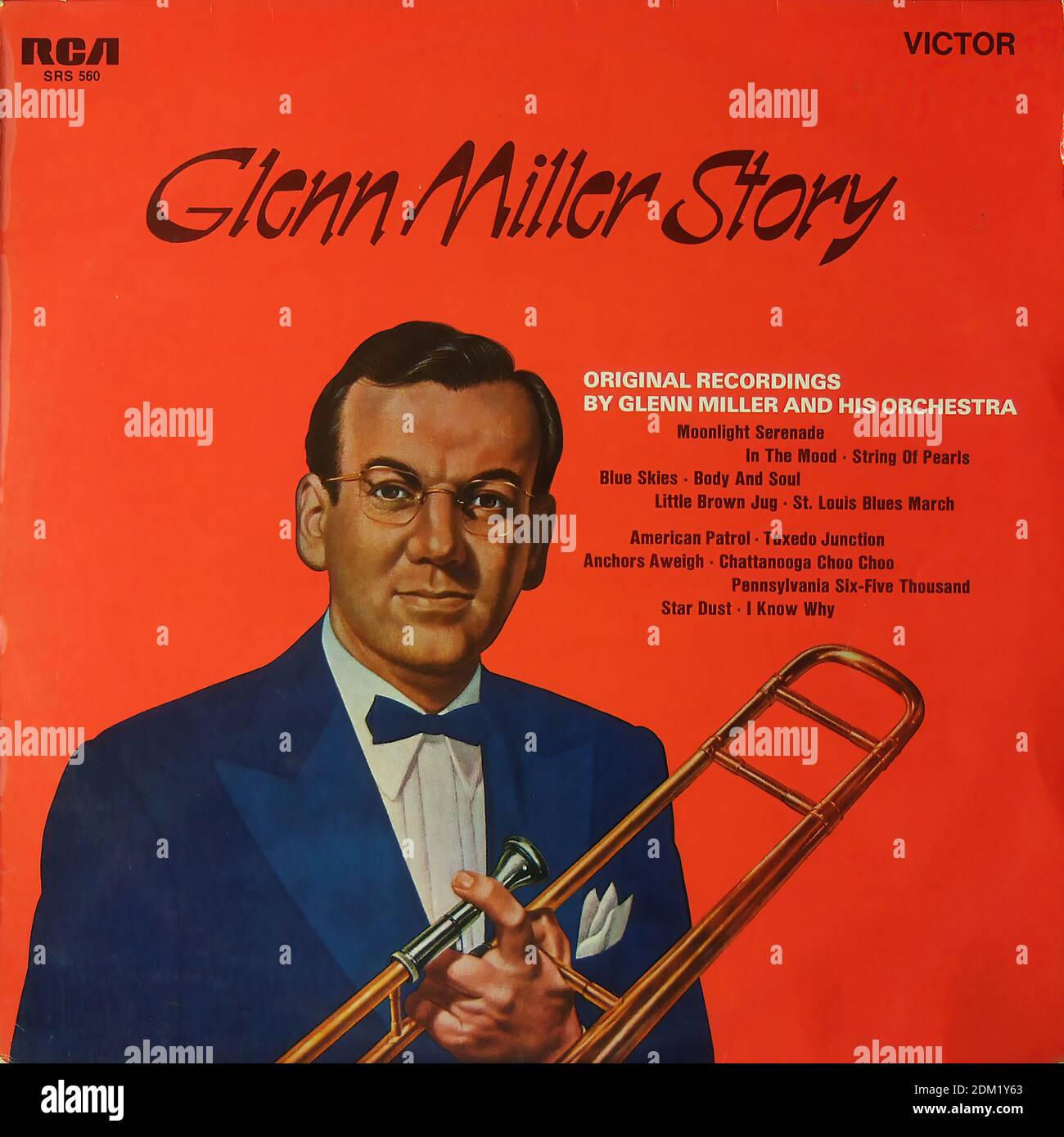 Glenn Miller Story, RCA Victor - - Vintage vinyl album cover Stock Photo