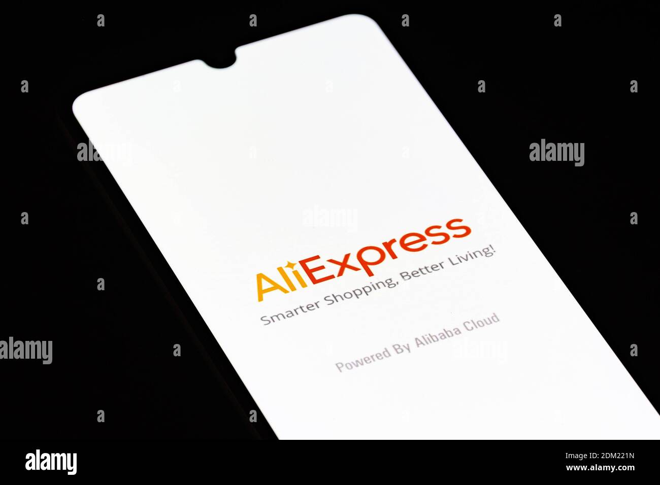 AliExpress app on the smartphone, shopping on line, online retail service based in China owned by the Alibaba Group Stock Photo