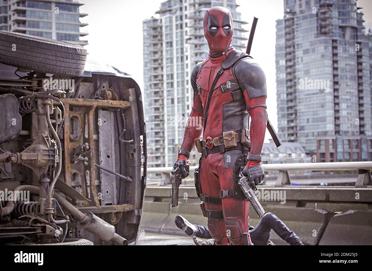 DEADPOOL 2016    Marvel/20th Century Fox film with Ryan Reynolds Stock Photo