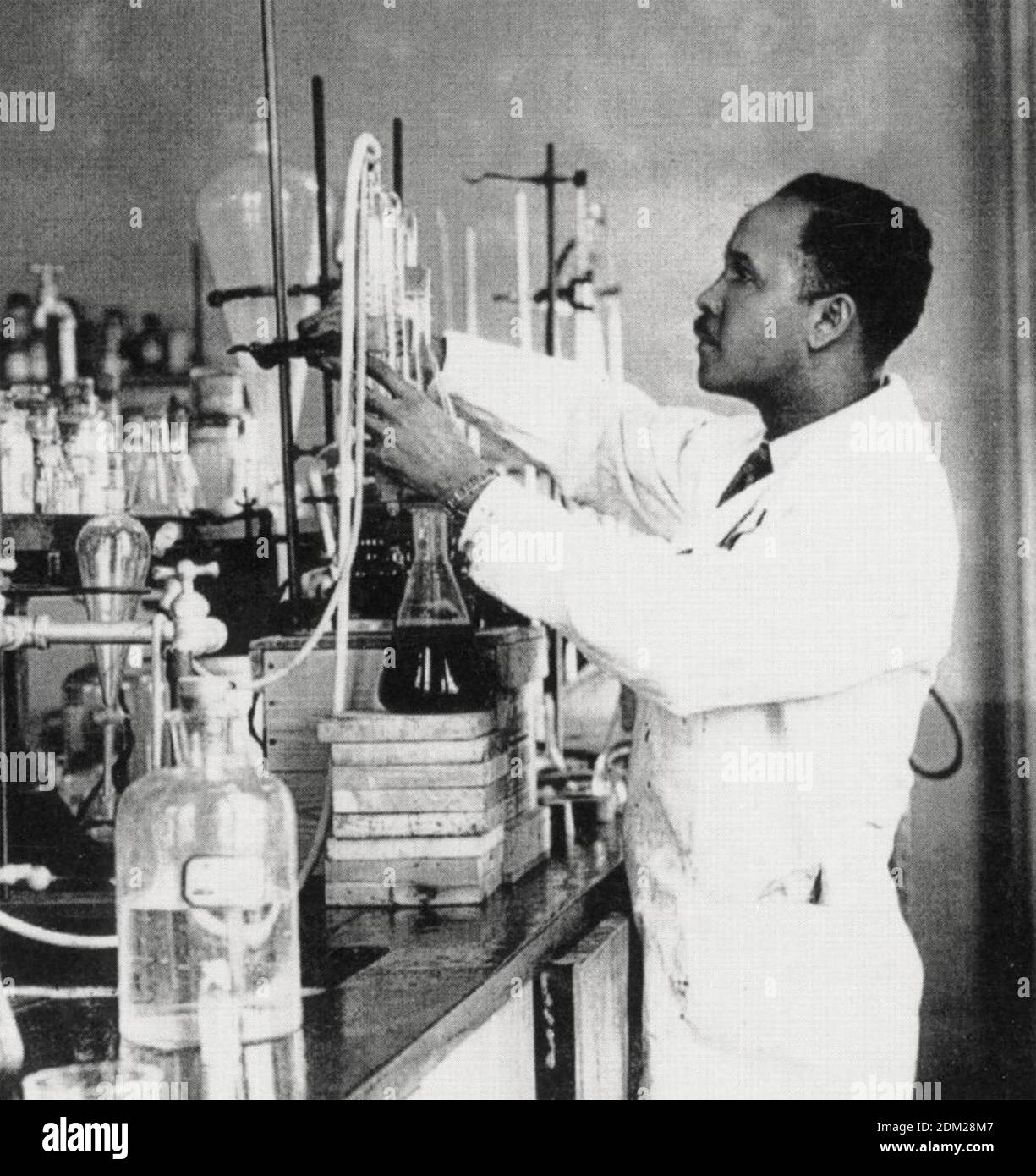 PERCY JULIAN (1899-1975) American research chemist Stock Photo