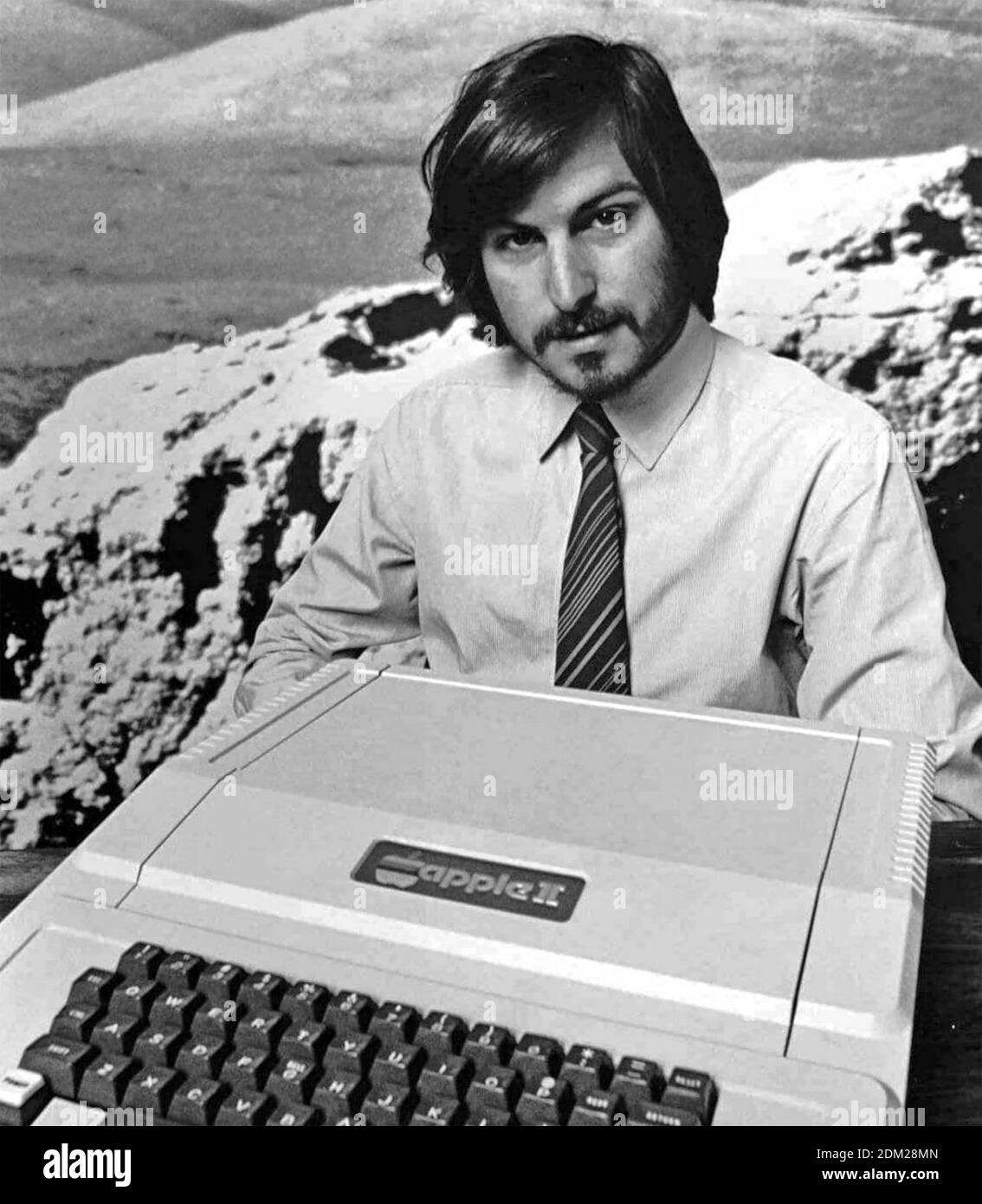 STEVE JOBS (1955-2011) American co-founder of Apple Inc with one of the Apple  II series of computers about 1978 Stock Photo - Alamy