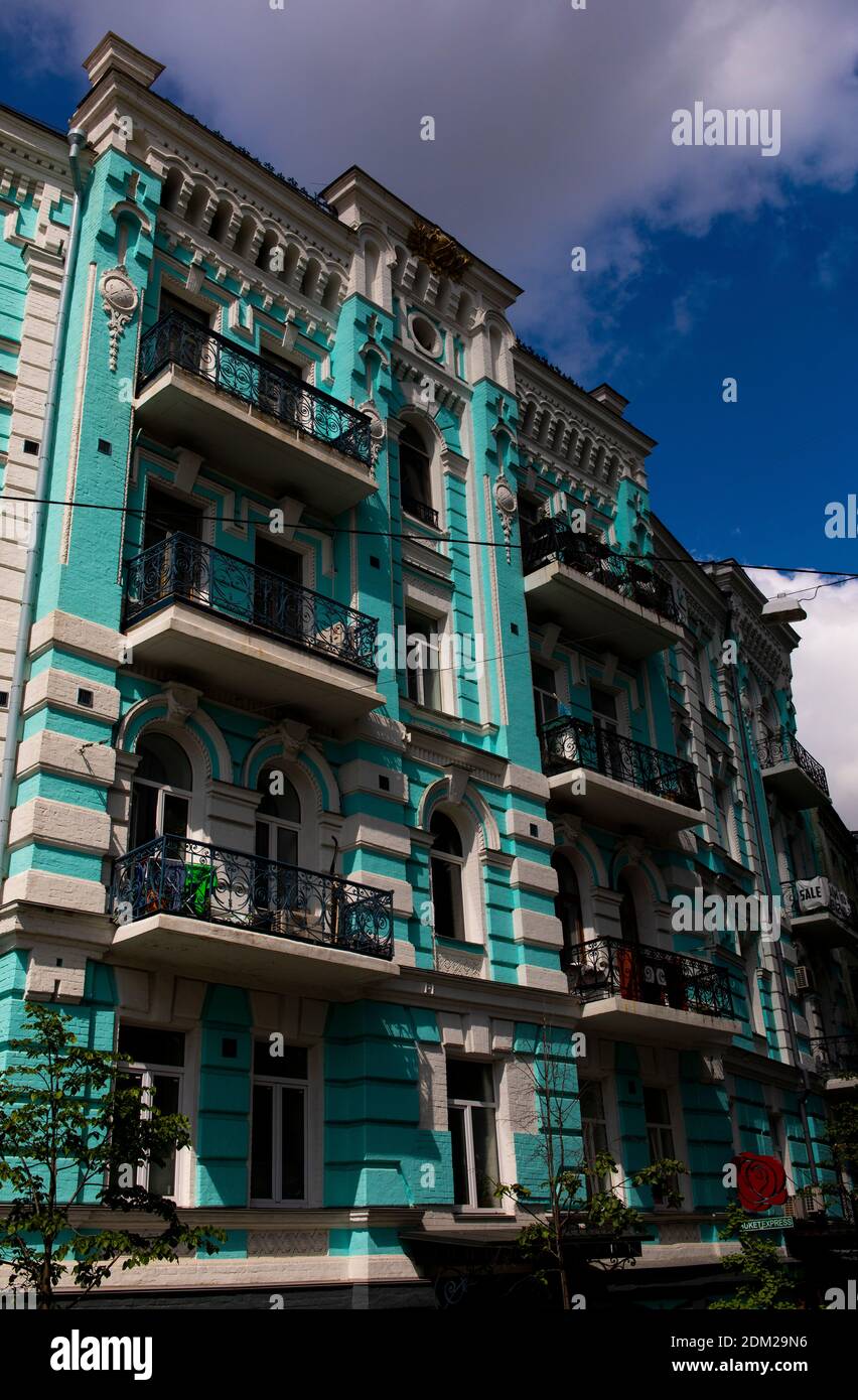 Desyatynna Street, apartments, living, kiev,ukraine Stock Photo Alamy