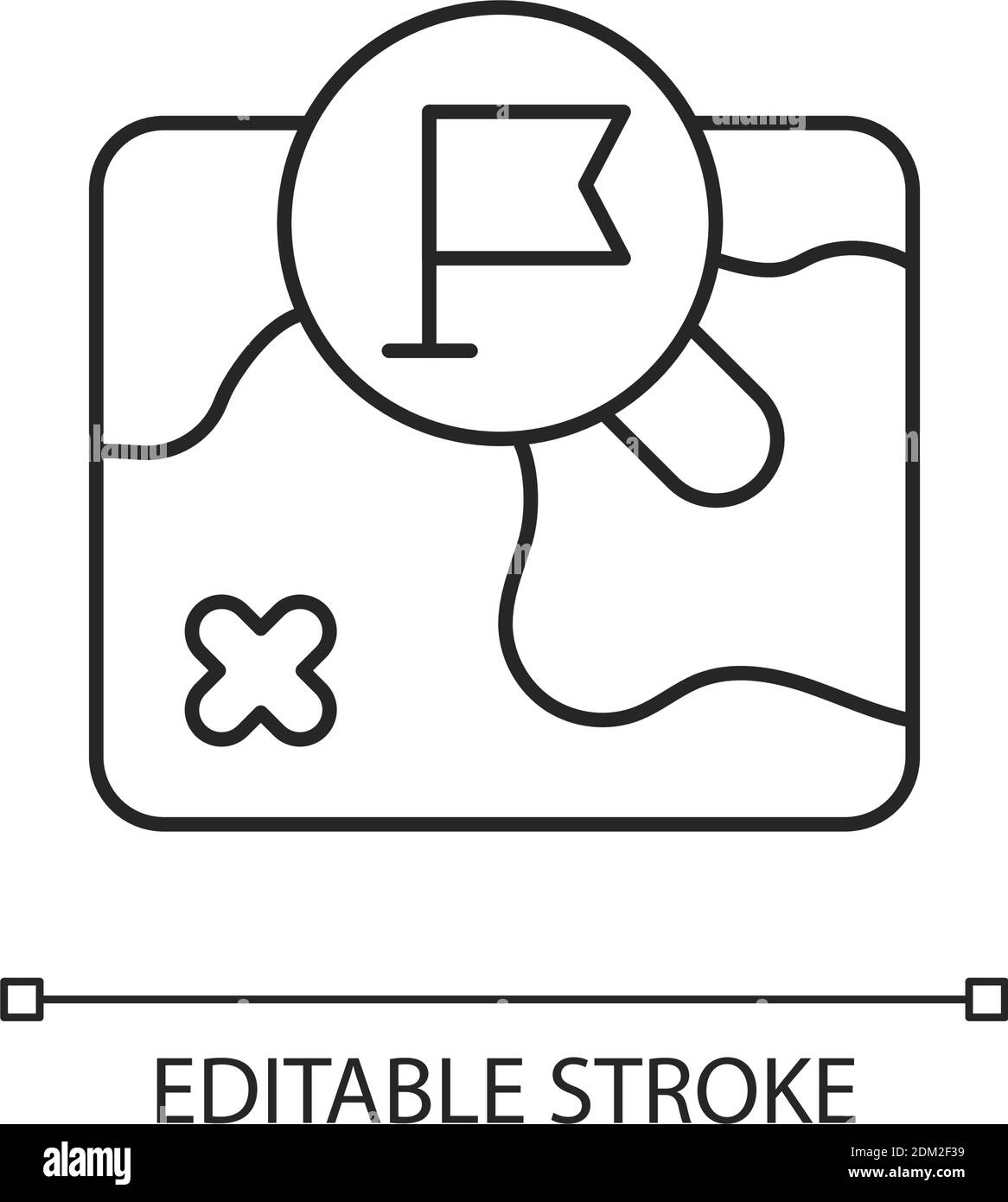 Map linear icons Stock Vector Image & Art - Alamy