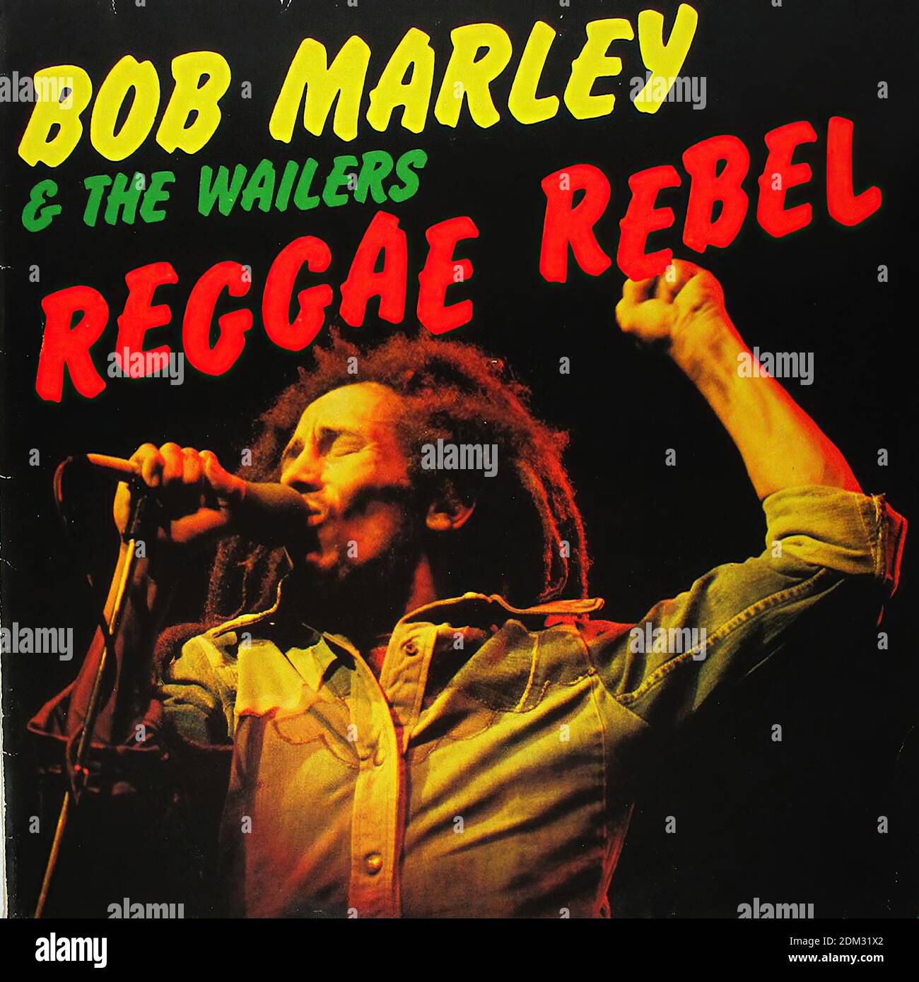 BOB MARLEY THE WAILERS REBEL MUSIC FOC COVER - Vintage Vinyl