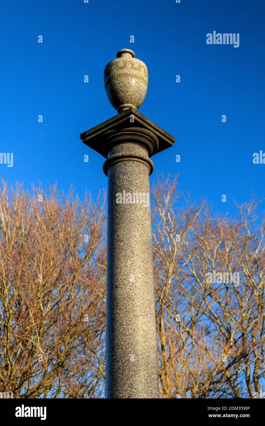 Victorian gravestone. Blackburn Cemetery. Stock Photo