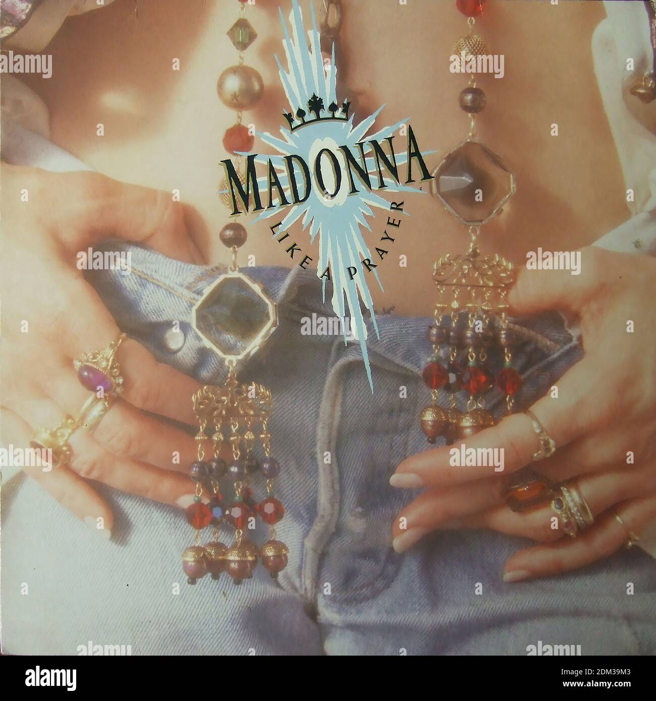 Madonna - Like A Prayer - Vintage vinyl album cover Stock Photo - Alamy