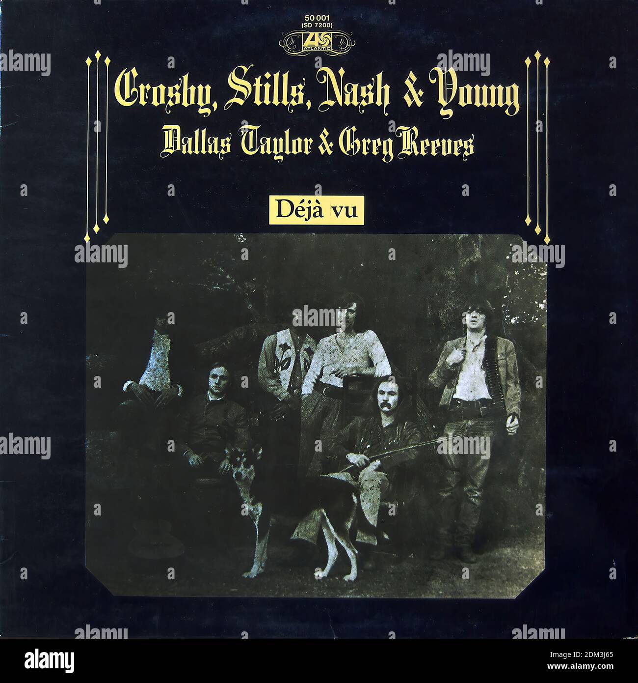 Crosby, Stills, Nash & Young - Deja Vu, Atlantic 50 001, (SD 7200) - Vintage vinyl album cover Stock Photo