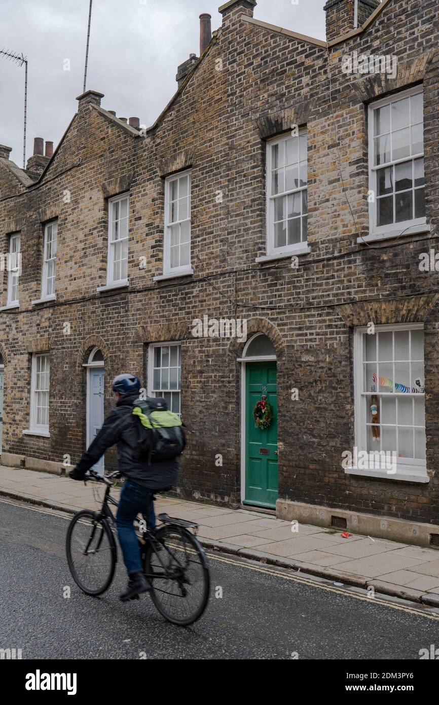 Roupell Street on the 9th December in South London in the United ...