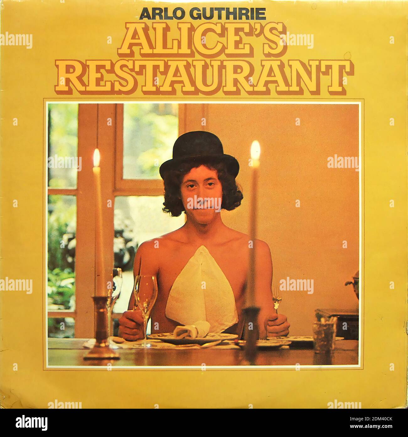 Arlo Guthrie - Alice's Restaurant - Reprise RSLP 6267, 1967 - Vintage vinyl album cover Stock Photo