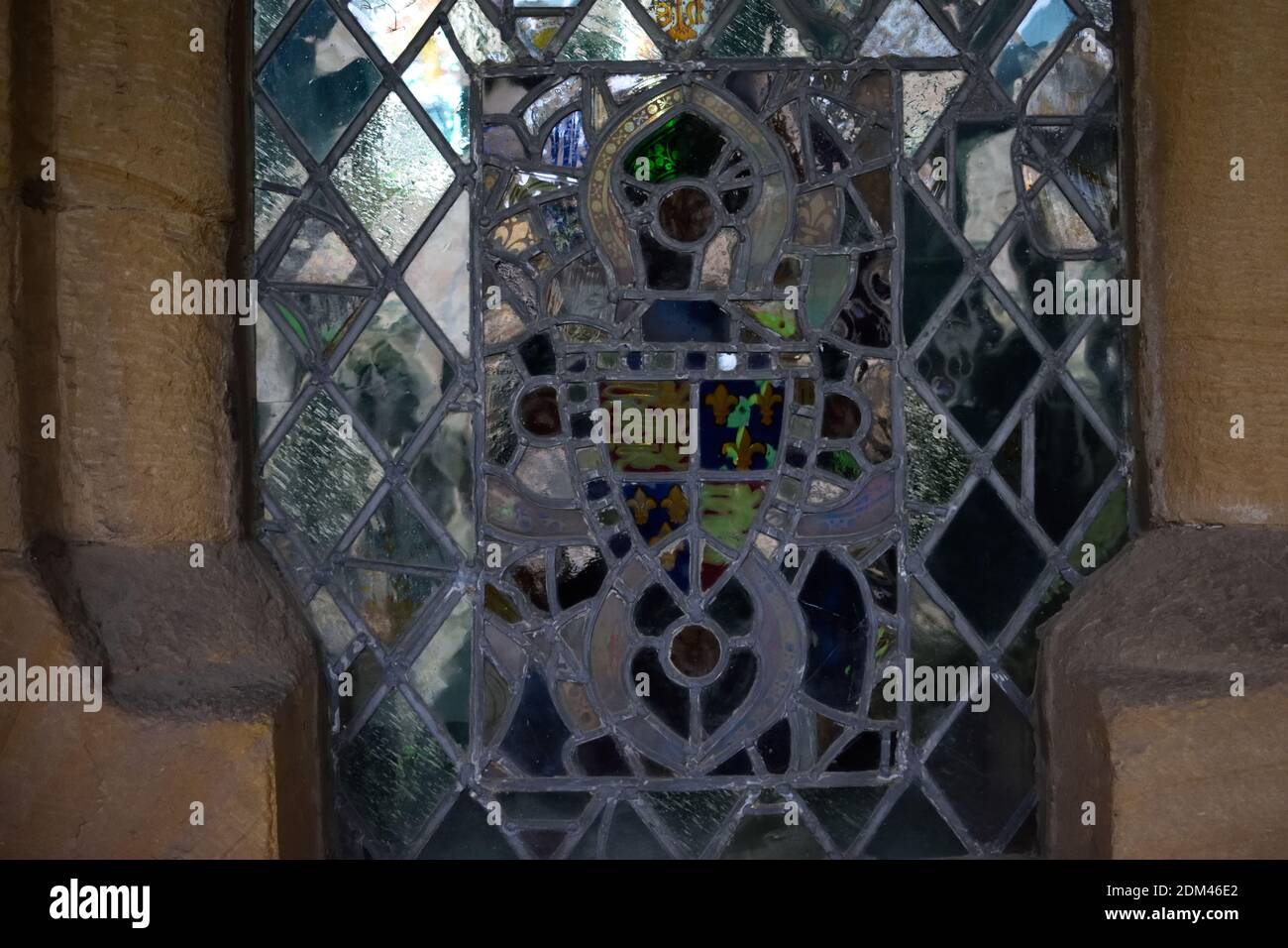 Stained Glass in Durham Cathedral Stock Photo Alamy