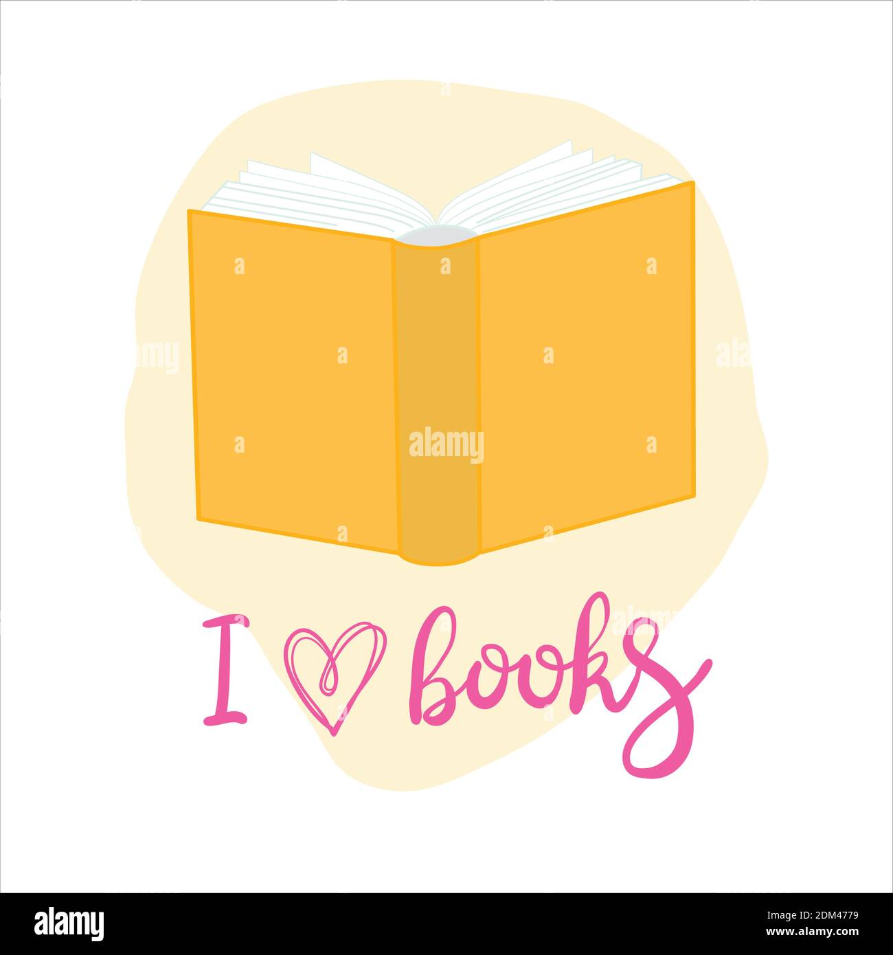 Stack of multi colored books. Vector illustration. Stock Vector