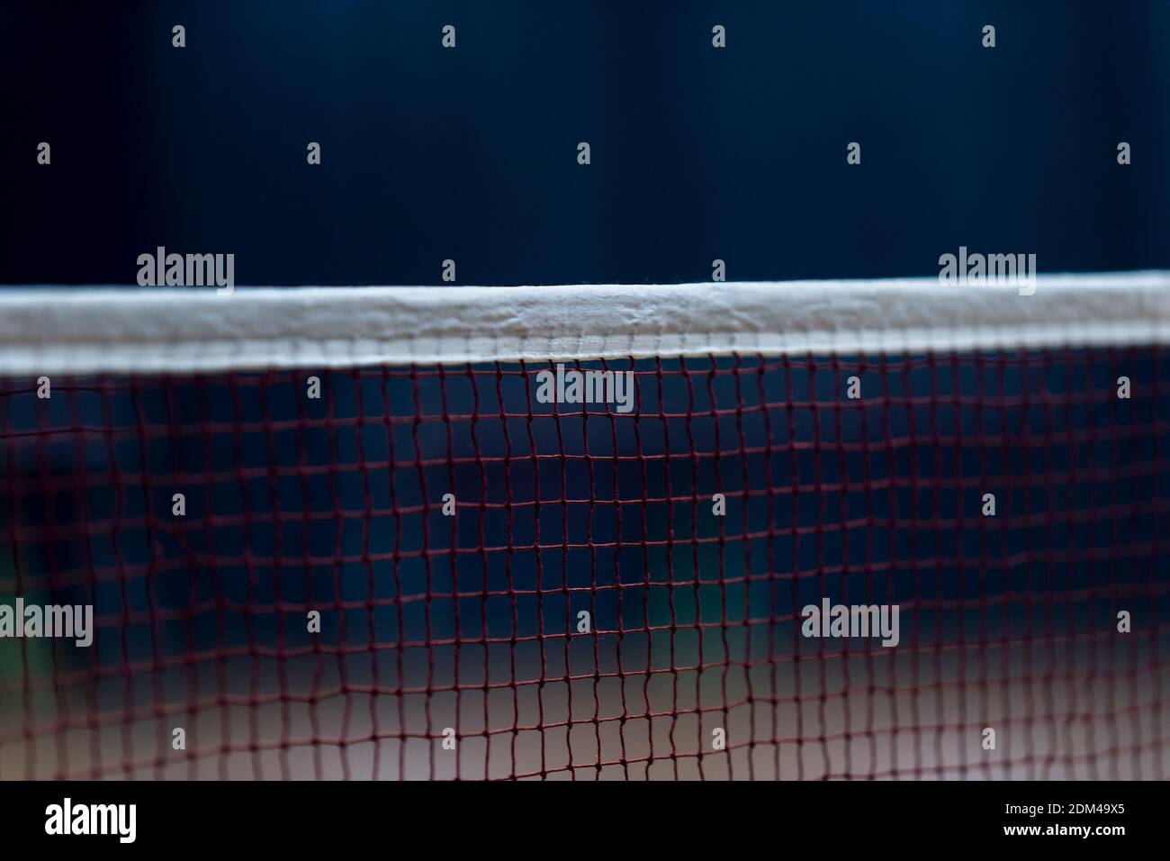 Net In Tennis Court Stock Photo Alamy