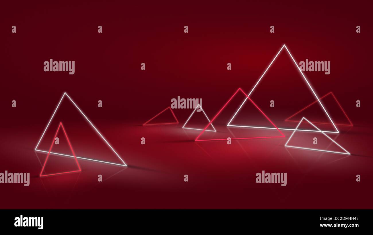Abstract Neon or LED Background Concept and Design Stock Photo