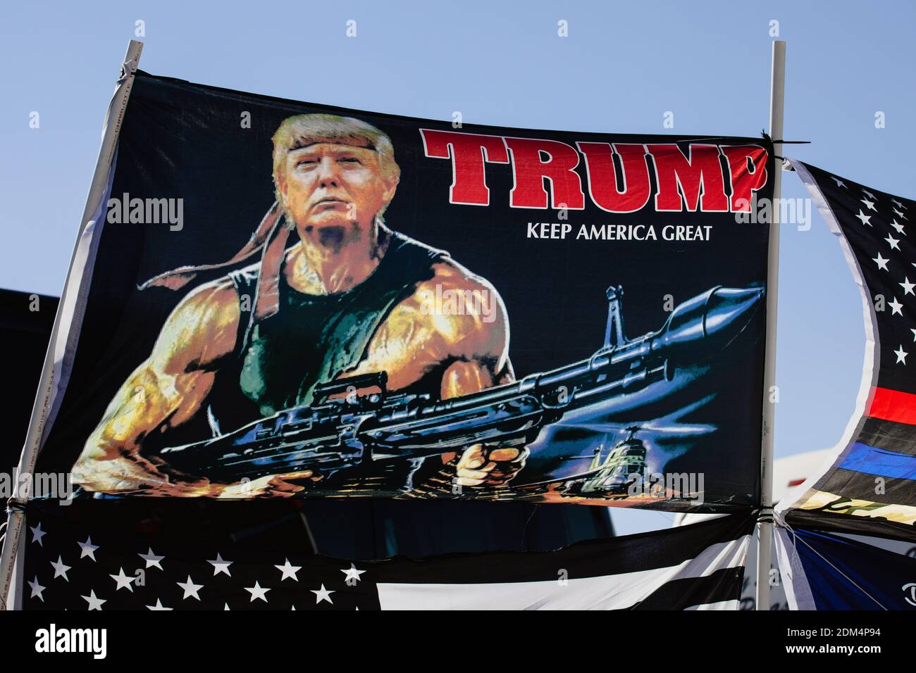 Donald Trump MAGA Rally in Omaha Nebraska Stock Photo