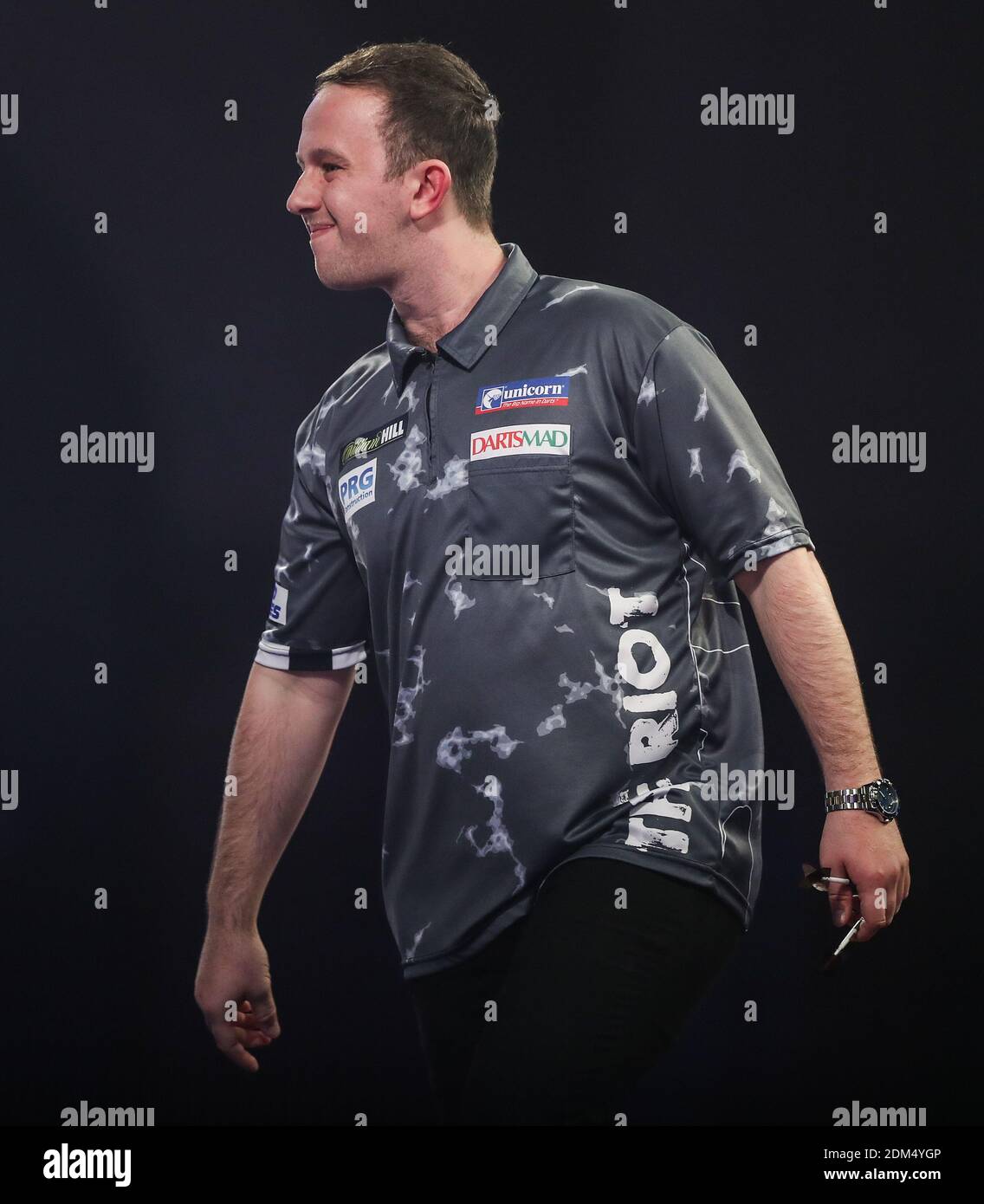 Callan Rydz in action during day two of the William Hill World Darts  Championship at Alexandra Palace, London Stock Photo - Alamy