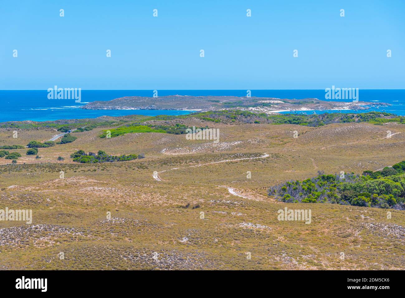 Aerial view of Rottnest island towards Cape Vlemingh, Australia Stock Photo Alamy