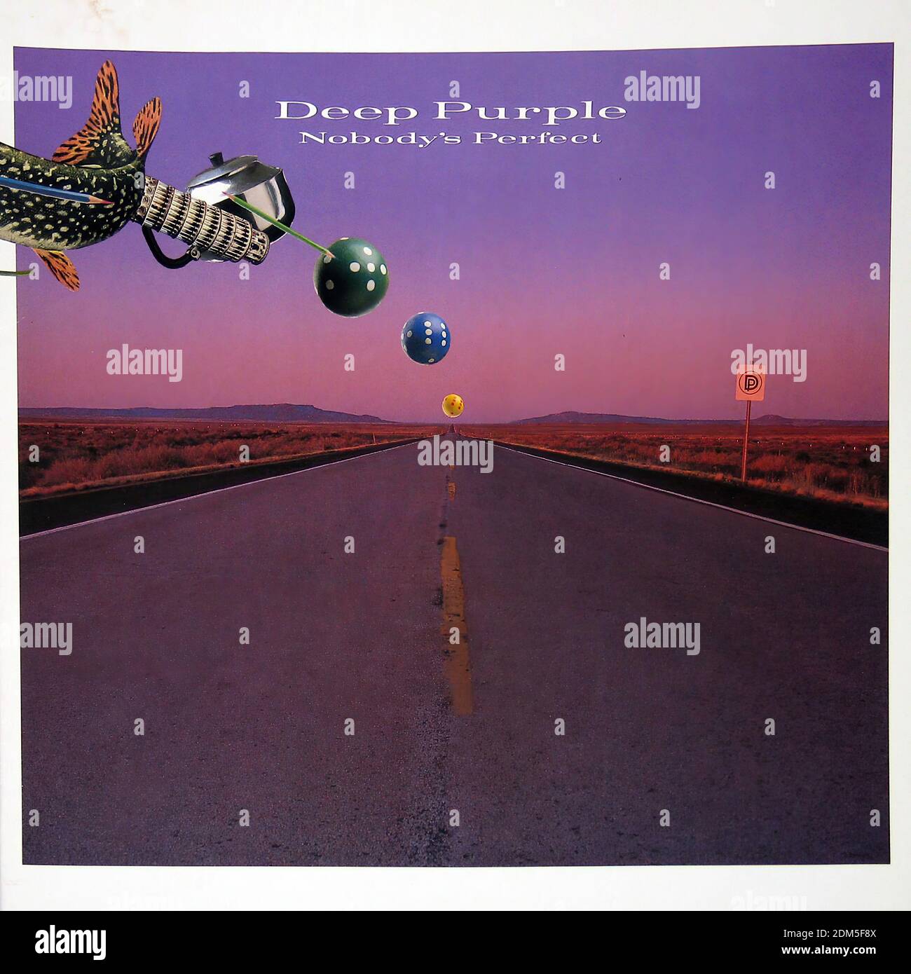 Deep Purple Nobody's Perfect 2LP - Vintage Vinyl Record Cover