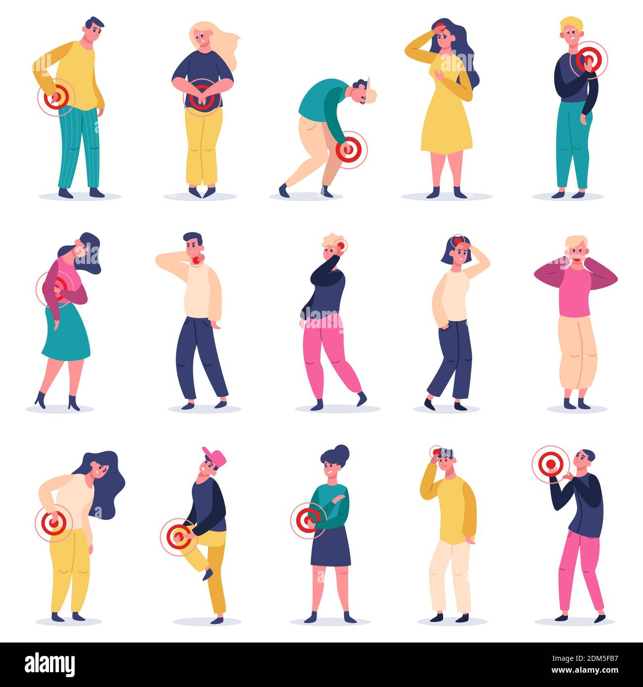 People In Pain Suffering From Pain Male And Female Characters Headache Stomach Spine Back Pain Painful Areas Vector Illustrations Stock Vector Image Art Alamy People In Pain Suffering From Pain Male And Female Characters Headache Stomach Spine Back Pain Painful Areas Vector Illustrations Stock Vector Image Art Alamy