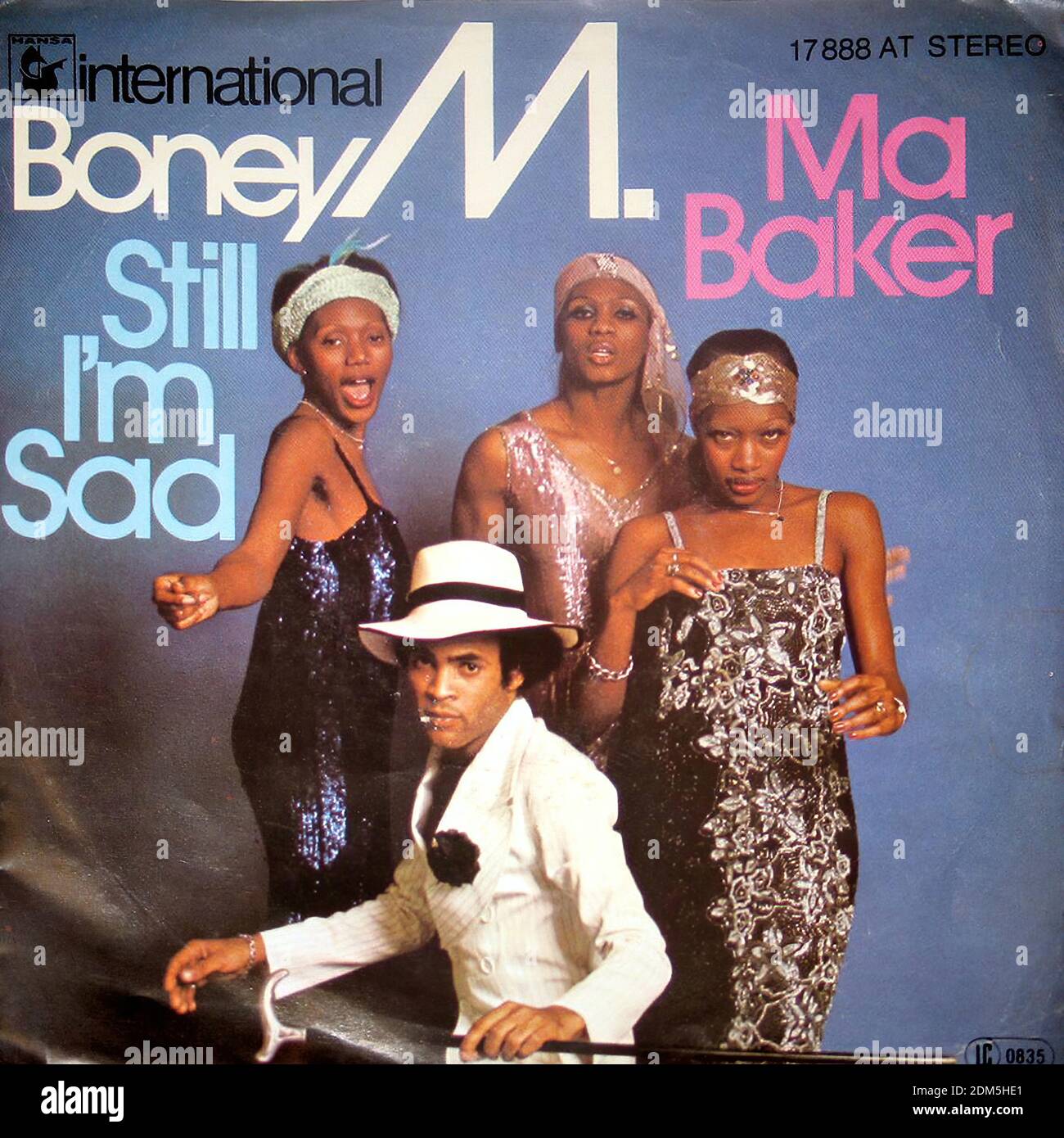 BONEY M. Ma Baker Still I'm Sad Eurodisco - Vintage Vinyl Record Cover  Stock Photo - Alamy