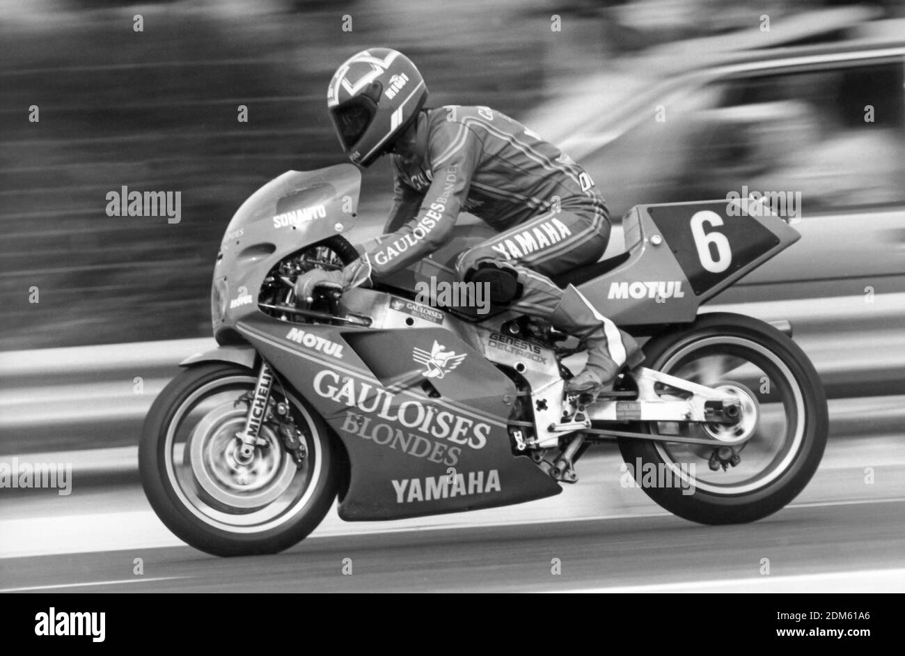 Christian Sarron, (FR)Bol D'Or 1986, Castellet, France, Yamaha Sonauto  Stock Photo - Alamy