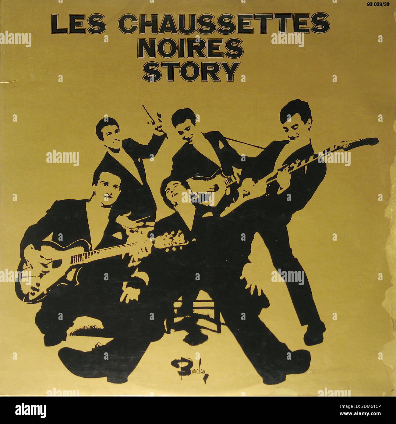 Les Chaussettes Noires Story Vol 1 + 2 Eddy Mitchell - Vintage Vinyl Record  Cover Stock Photo - Alamy