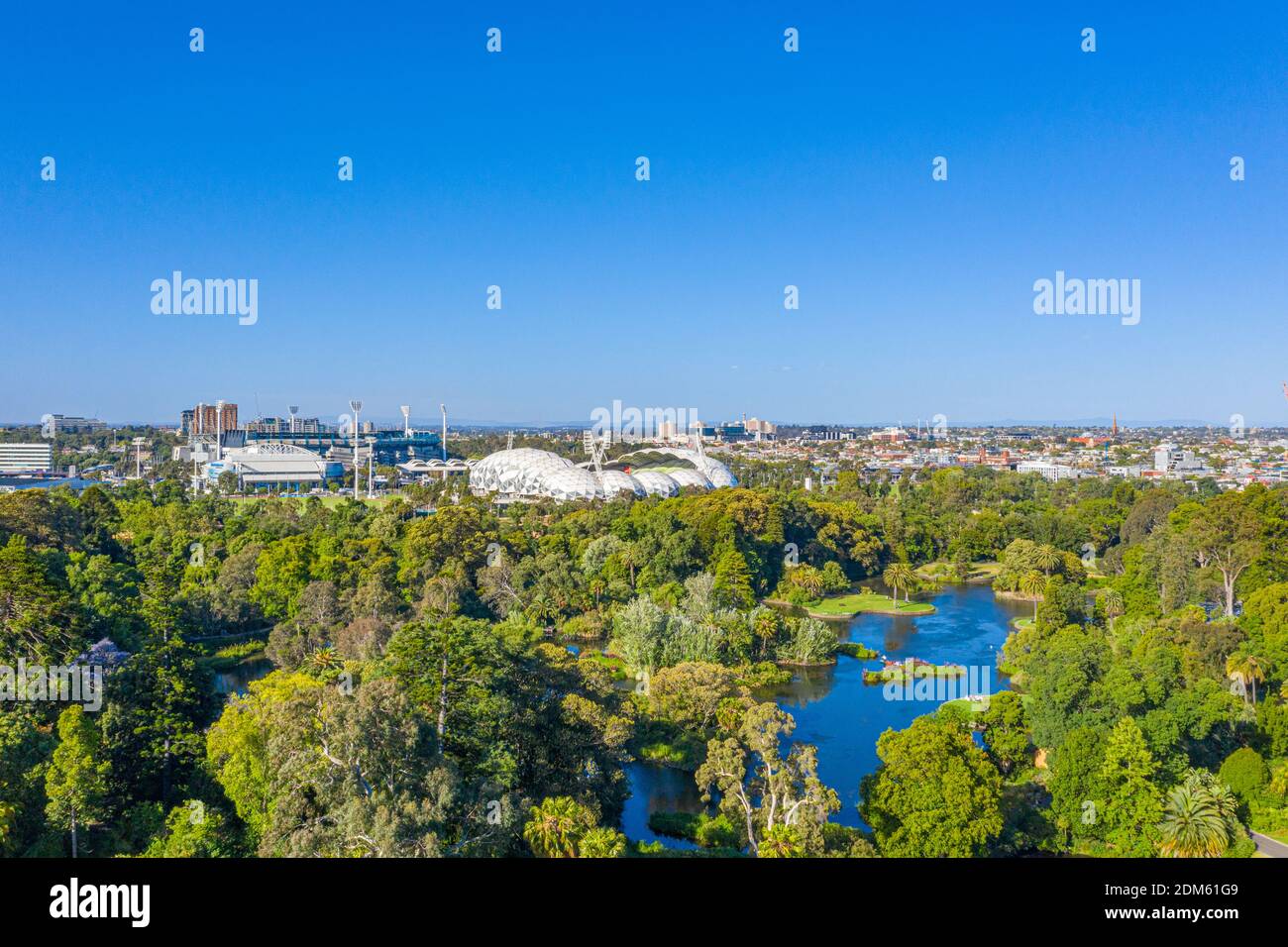 Aerial view of sport stadiums in Melbourne, Australia Stock Photo - Alamy