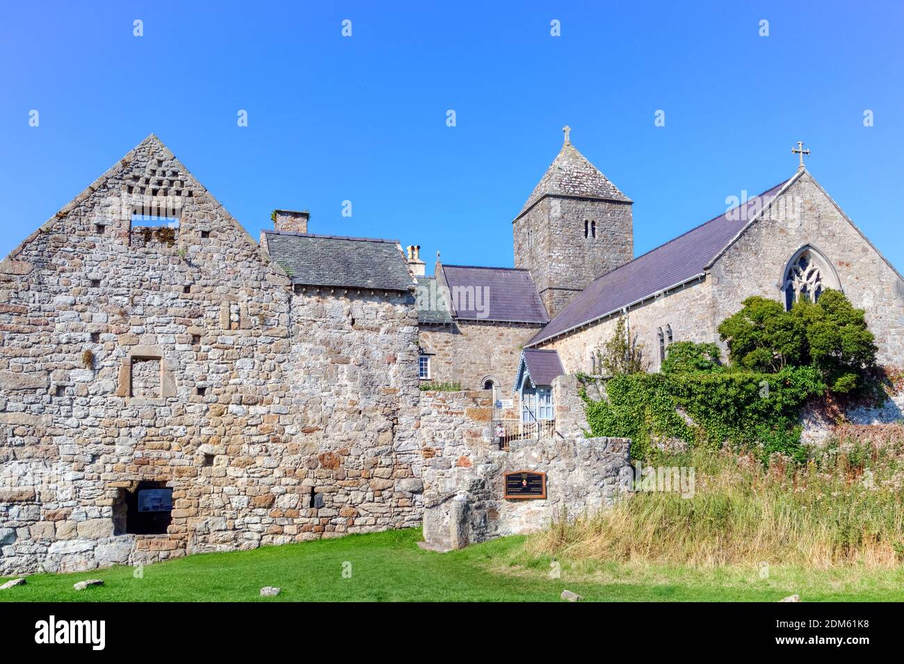 Penmon Priory, Isle of Anglesey, Wales, United Kingdom Stock Photo