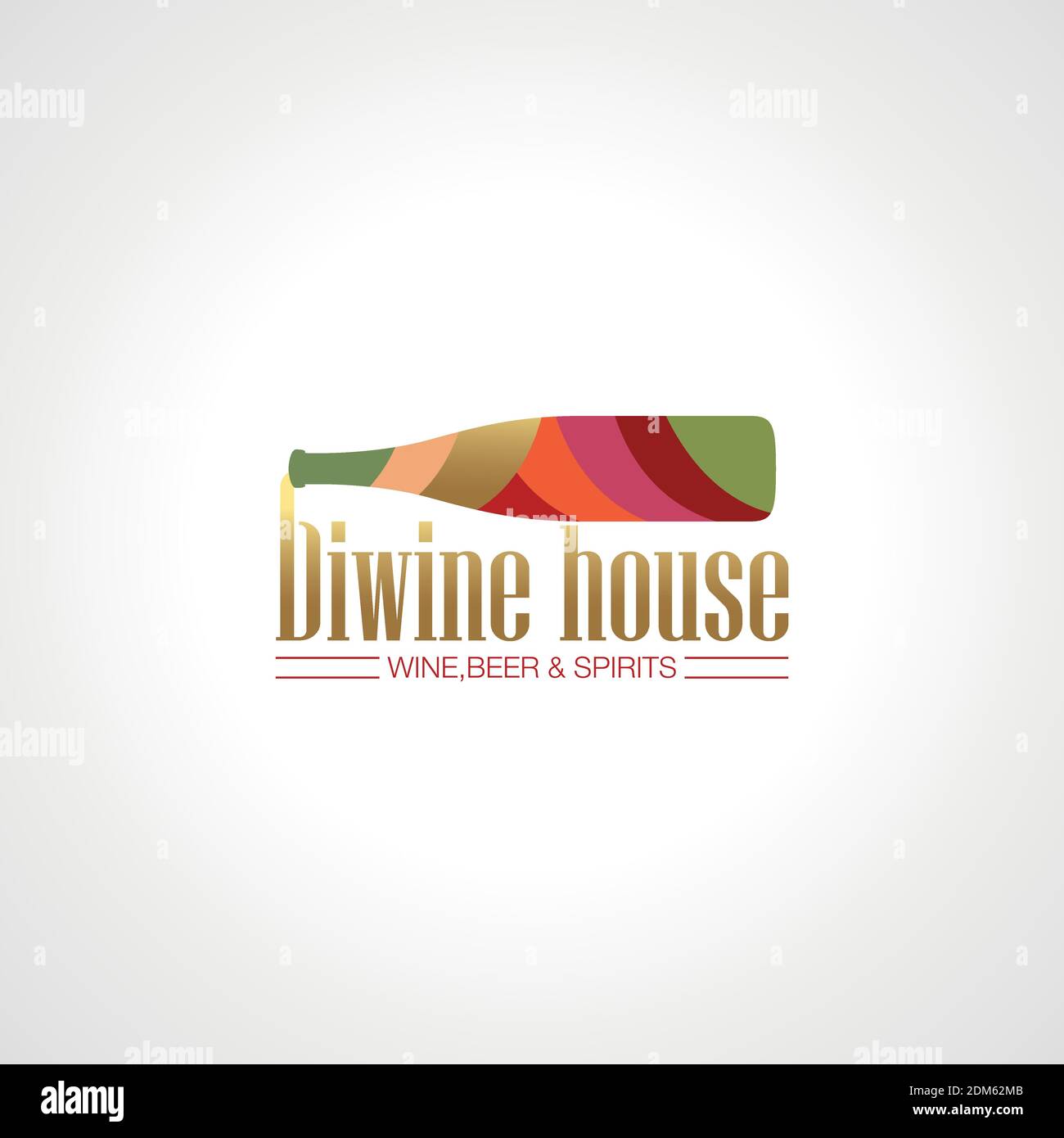 Labels for alcohol company. Wine shop and wine bar, restaurant. Vector