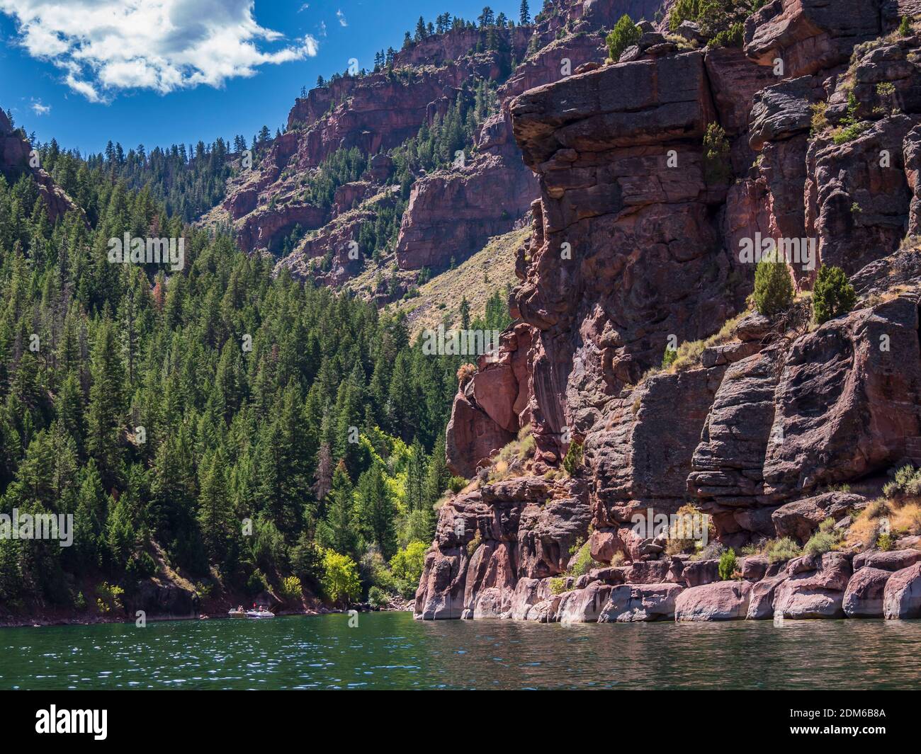 Eagle Creek side canyon, Flaming Gorge Reservoir, Flaming Gorge 