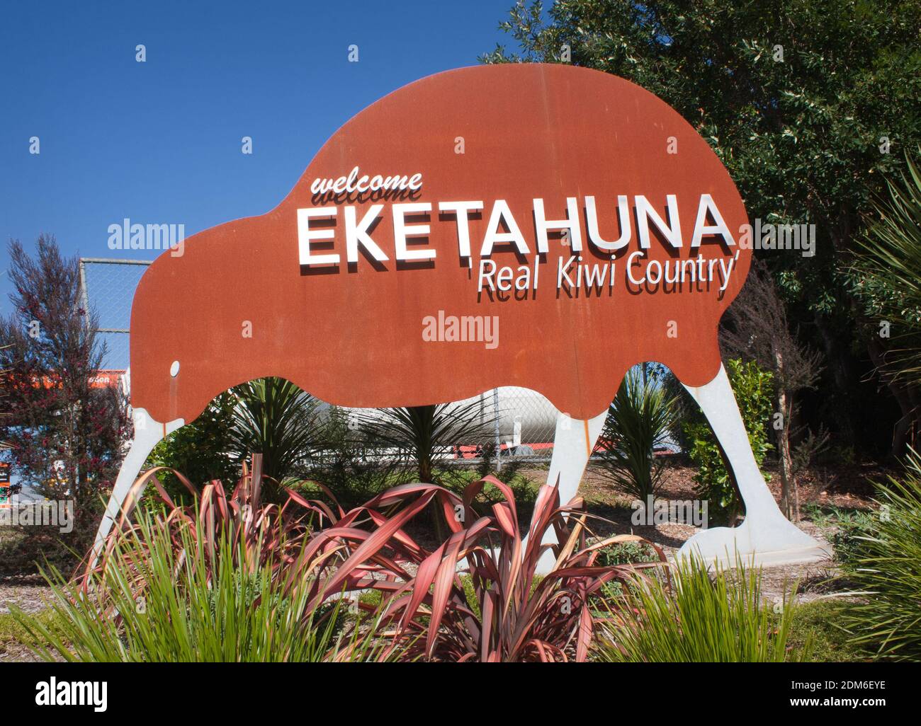 Eketahuna, New Zealand Mar 20th 2018 sign to the small NZ