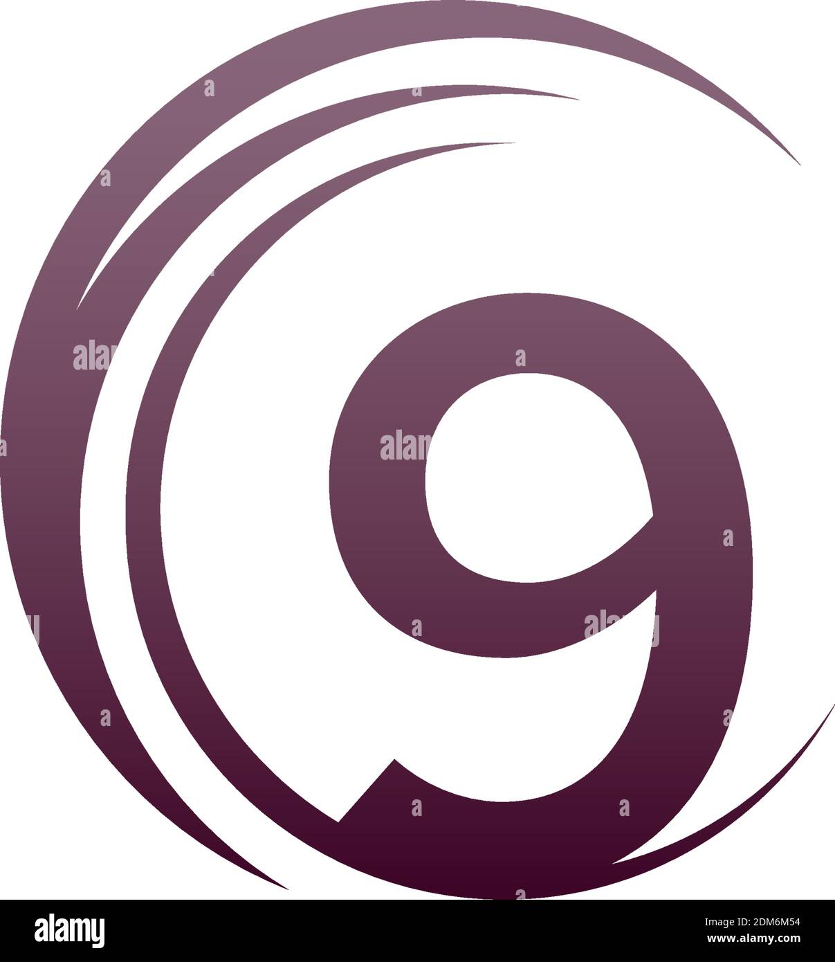 Wave circle number 9 logo icon design illustration Stock Vector Image ...