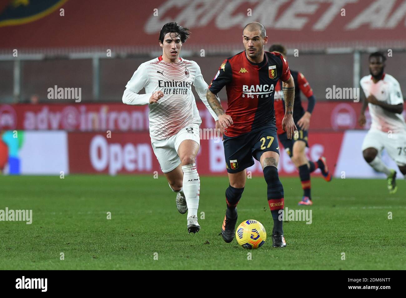Genoa, Italy. 30 April 2022. Leo Ostigard of Genoa CFC in action during the  Serie A football match between UC Sampdoria and Genoa CFC. Credit: Nicolò  Campo/Alamy Live News Stock Photo - Alamy